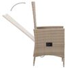 vidaXL 5 Piece Garden Dining Set Beige
