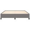 vidaXL Bed Frame without Mattress Dark Grey 152x203 cm Queen Fabric