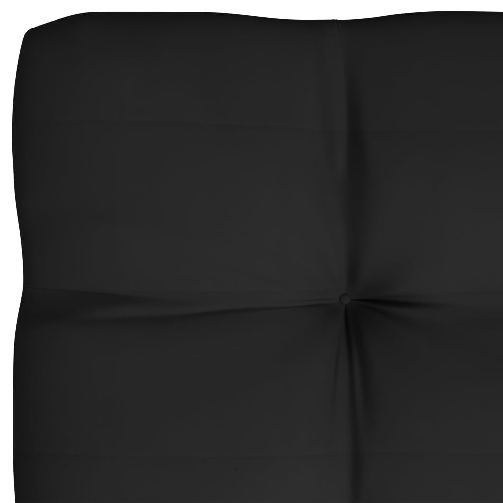 vidaXL Pallet Sofa Cushions 7 pcs Black