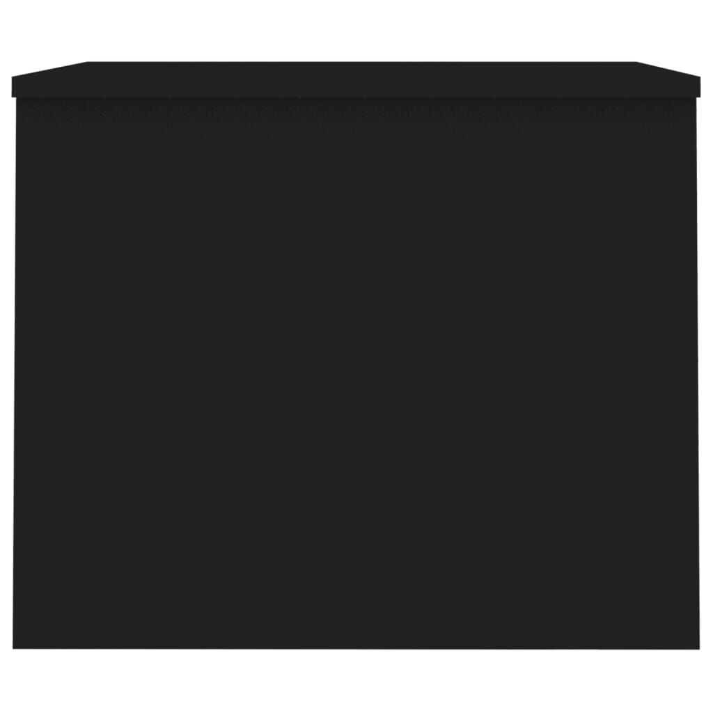 vidaXL Coffee Table Black 80x50.5x41.5 cm Engineered Wood
