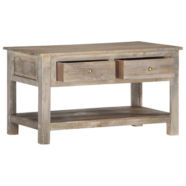 vidaXL Coffee Table 82x52x47 cm Solid Mango Wood