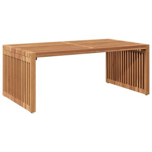 vidaXL Garden Side Table Manual Brown 90 x 50 x 36 cm Solid teak wood