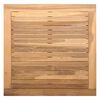 vidaXL Garden Bench 2 pcs Brown Solid Teak wood