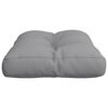 vidaXL Pallet Cushion Grey 60x40x12 cm Fabric