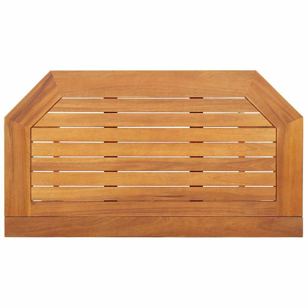 vidaXL Bistro Table 90x50x75 cm Solid Acacia Wood