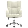 vidaXL Relaxing Chair Cream White Velvet