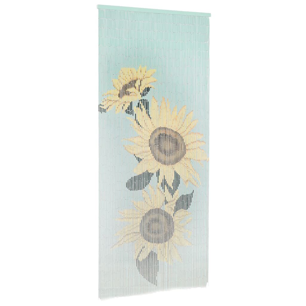 vidaXL Insect Door Curtain Bamboo 90x200 cm