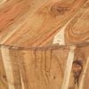 vidaXL Coffee Table Ø65x31 cm Solid Acacia Wood