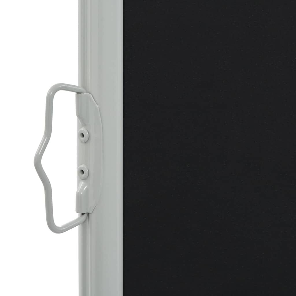 vidaXL Patio Retractable Side Awning 100 x 300 cm Black