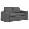 vidaXL Sofa Dark Grey 162 x 80 x 82 cm Fabric