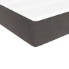 vidaXL Pocket Spring Bed Mattress Dark Grey 100x203x20 cm Twin XL Velvet