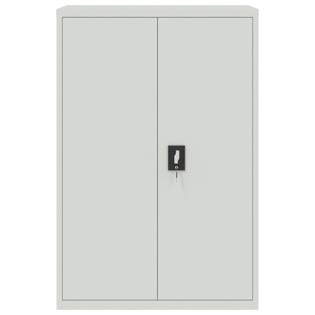 vidaXL Office Cabinet 90x40x140cm Steel Grey