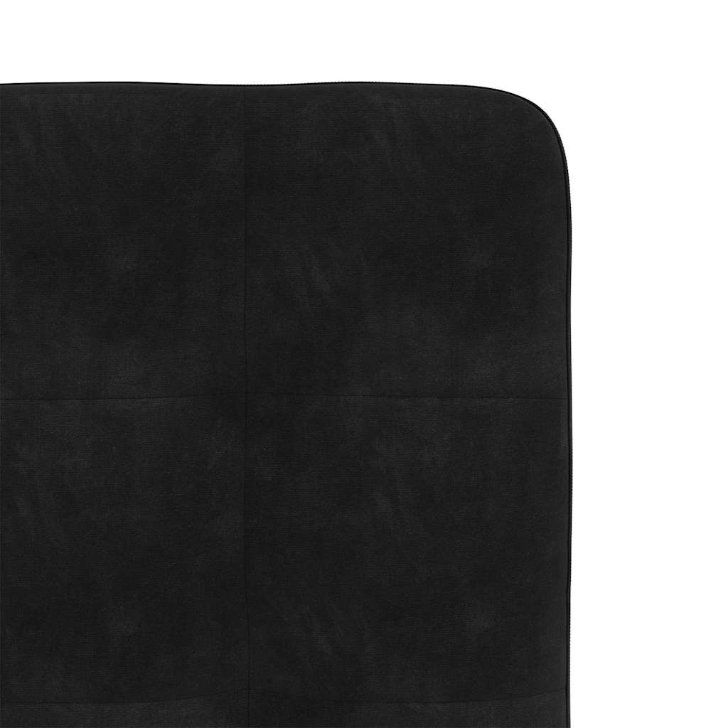 vidaXL Dining Chairs 2 pcs Black Velvet