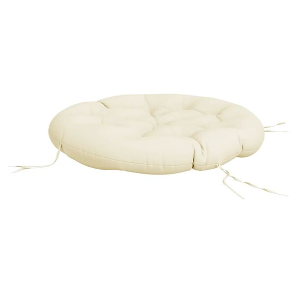 vidaXL Round Cushion Cream &Oslash; 100 x11 cm Oxford Fabric