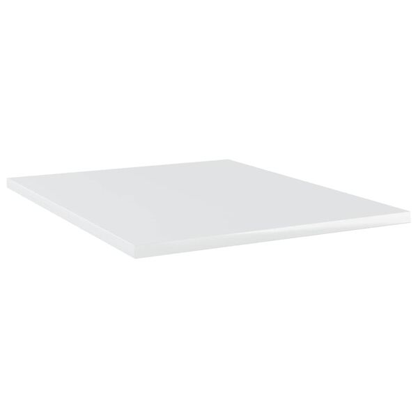 vidaXL Bookshelf Boards 8 pcs High Gloss White 40x50x1.5 cm Engineered Wood