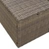 vidaXL Garden Sofa with Cushion 184 x 62 x 69 cm Poly Rattan