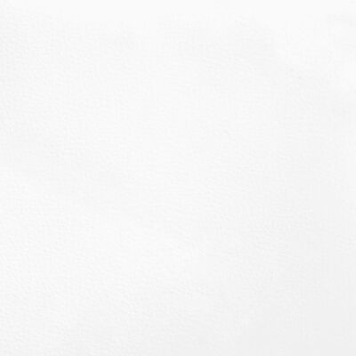 vidaXL Box Spring Bed Frame White 100x190 cm Twin Faux Leather