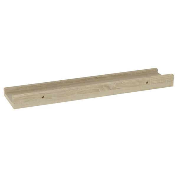 vidaXL Wall Shelves 2 pcs Sonoma Oak 40x9x3 cm