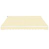 vidaXL Folding Awning Manual Operated 400 cm Cream