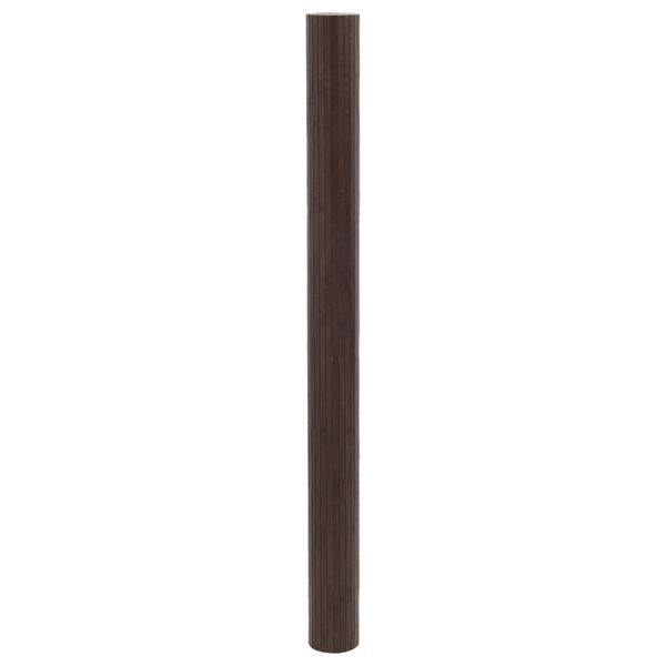 vidaXL Room Divider Dark Brown Width 400 cm Height 165 cm Bamboo