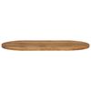 vidaXL Table Top 80x40x3.8 cm Oval Solid Wood Mango