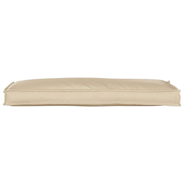 vidaXL Cushion Beige 110 x 40 x 8 cm Oxford Fabric