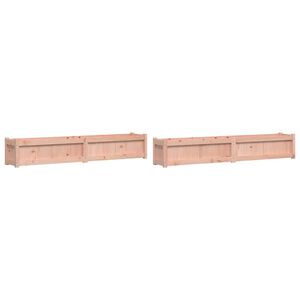 vidaXL Garden Planters 2 pcs Solid Wood Douglas