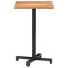 vidaXL Bistro Table with Live Edges 50x50x75 cm Solid Acacia Wood