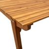 vidaXL 7 Piece Garden Dining Set 201.5x100 cm Solid Acacia Wood
