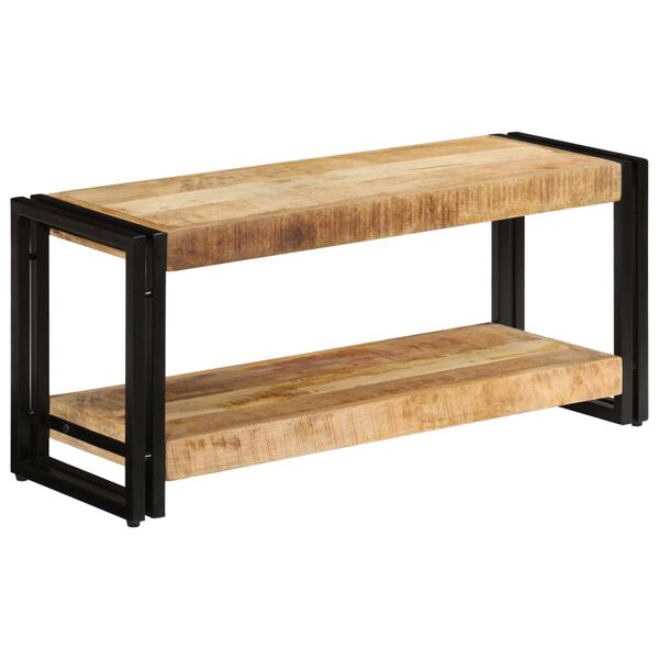 vidaXL TV Cabinet 90x30x40 cm Solid Mango Wood