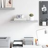 vidaXL Floating Wall Shelf Concrete Grey 60x23.5x3.8 cm MDF