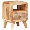 vidaXL Bedside Cabinet 30x30x41 cm Rough Mango Wood
