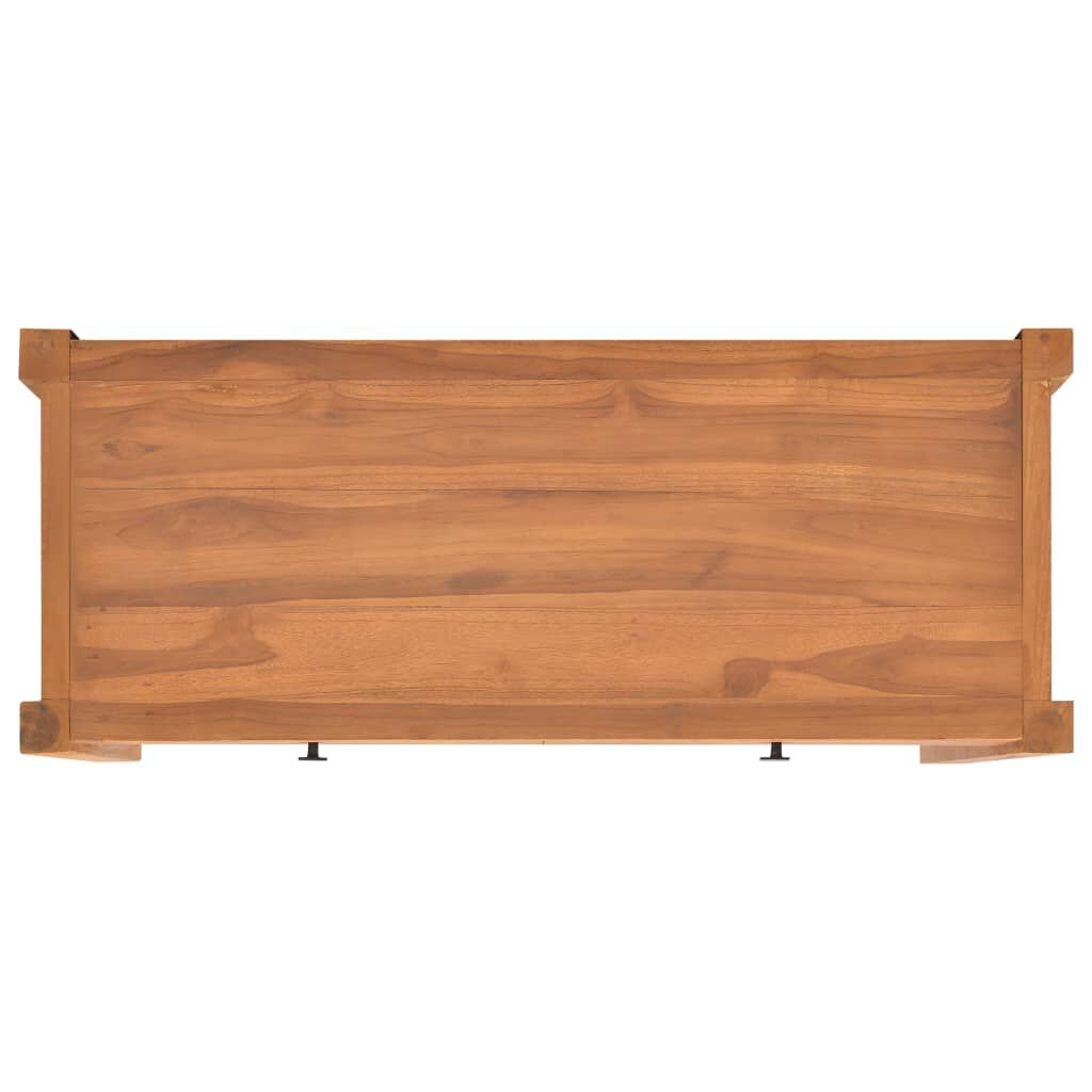 vidaXL TV Cabinet 100x40x45 cm Teak Wood