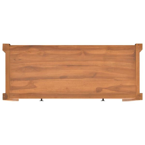 vidaXL TV Cabinet 100x40x45 cm Teak Wood