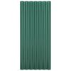 vidaXL Roof Panels 12 pcs Galvanised Steel Green 80x36 cm