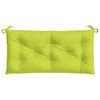 vidaXL Garden Bench Cushions 2pcs Bright Green 100x50x7 cm Oxford Fabric