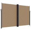 vidaXL Retractable Side Awning Taupe 220x1000 cm