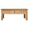 vidaXL Coffee Table 100x60x43.5 cm Solid Pine Wood Panama Range