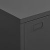 vidaXL Industrial Storage Chest Anthracite 75x40x115 cm Metal
