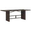 vidaXL 9 Piece Garden Bistro Set with Cushions Brown Poly Rattan