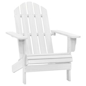 vidaXL Garden Chair Wood White
