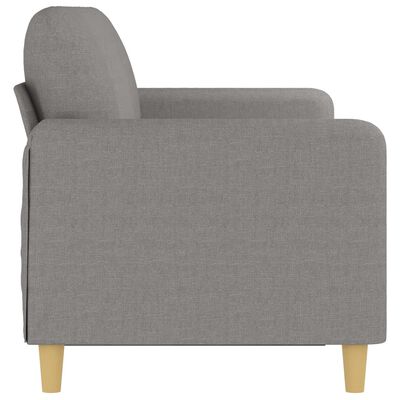 vidaXL 3-Seater Sofa Light Grey 180 cm Fabric