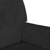 vidaXL Bench Black 112 x 65.5 x 75 cm Velvet