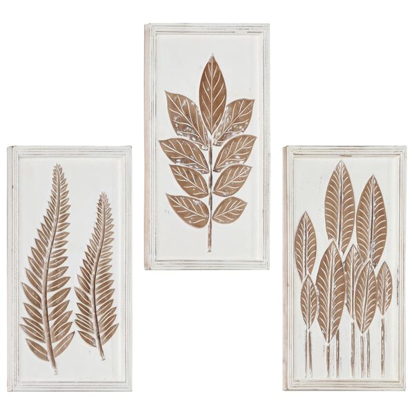 vidaXL Hand-Carved Wall Panels 3 pcs MDF 40x60x1.5 cm