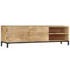 vidaXL TV Cabinet 145x30x41 cm Solid Mango Wood