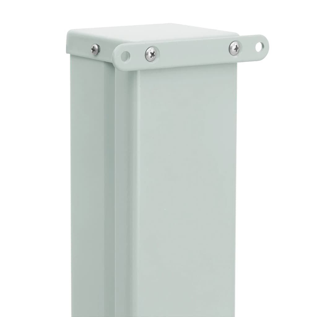 vidaXL Patio Retractable Side Awning 120x500 cm Grey