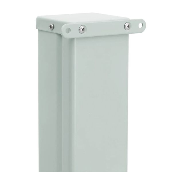 vidaXL Patio Retractable Side Awning 120x500 cm Grey