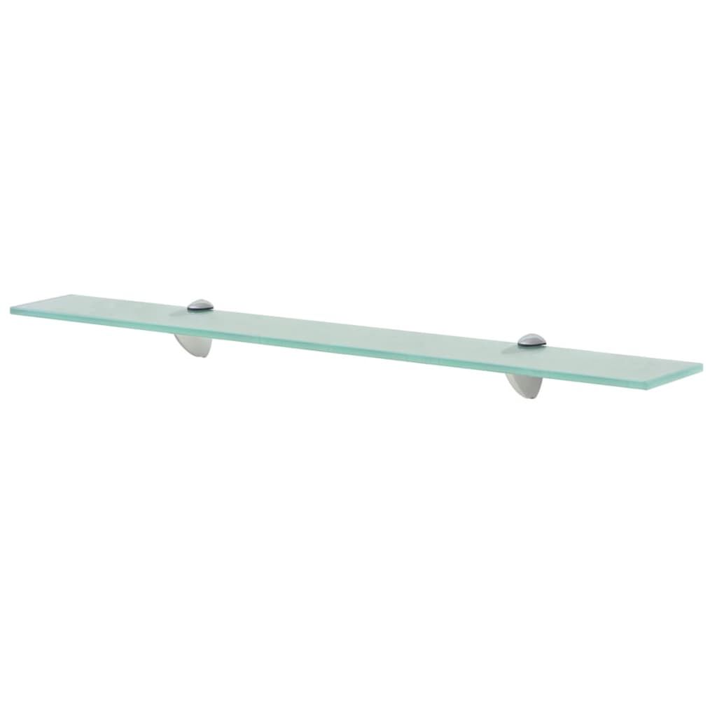 vidaXL Floating Shelves 2 pcs Glass 70x10 cm 8 mm