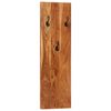 vidaXL Wall-mounted Coat Racks 2 pcs 36x3x110 cm Solid Acacia Wood