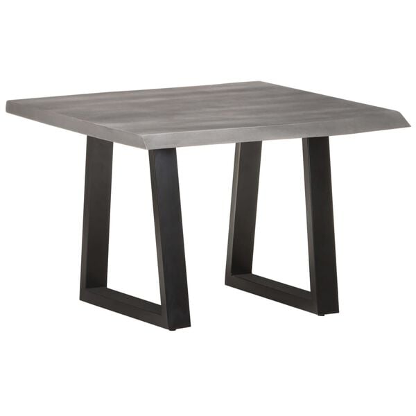 vidaXL Coffee Table with Live Edges 60x60x40 cm Solid Acacia Wood